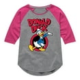 thumbnail image 1 of Mickey & Friends - Donald Duck - Toddler And Youth Girls Raglan Graphic T-Shirt, 1 of 4
