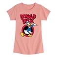 thumbnail image 1 of Mickey & Friends - Donald Duck - Toddler And Youth Girls Short Sleeve Graphic T-Shirt, 1 of 5