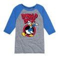 thumbnail image 1 of Mickey & Friends - Donald Duck - Toddler And Youth Raglan Graphic T-Shirt, 1 of 1