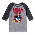 thumbnail image 1 of Mickey & Friends - Donald Duck - Toddler And Youth Raglan Graphic T-Shirt, 1 of 4