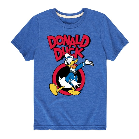 Mickey & Friends - Donald Duck - Toddler And Youth Short Sleeve Graphic T-Shirt