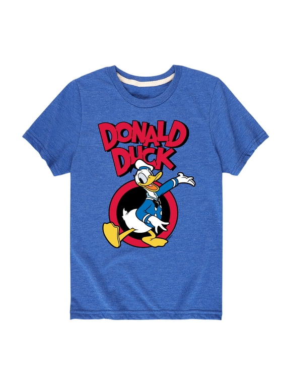 Mickey & Friends - Donald Duck - Toddler And Youth Short Sleeve Graphic T-Shirt