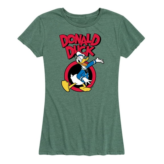 Mickey & Friends - Donald Duck - Women's Short Sleeve Graphic T-Shirt