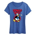 thumbnail image 1 of Mickey & Friends - Donald Duck - Women's Short Sleeve Graphic T-Shirt, 1 of 5