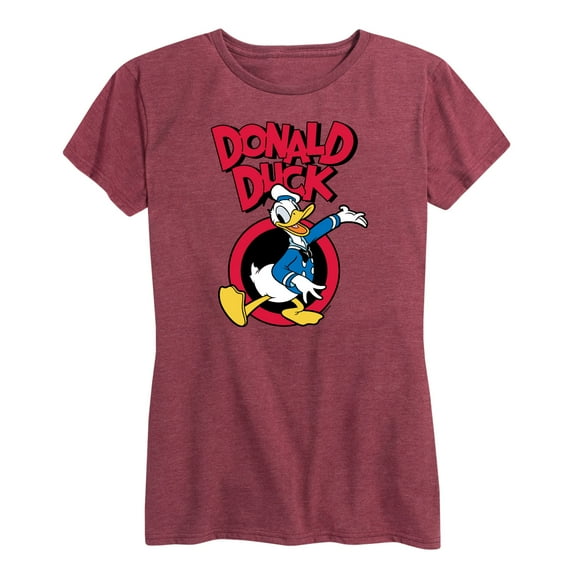 Mickey & Friends - Donald Duck - Women's Short Sleeve Graphic T-Shirt