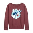 thumbnail image 1 of Mickey & Friends - Donald Duck's Temper Tantrum - Women's Lightweight French Terry Long Sleeve Shirt, 1 of 5