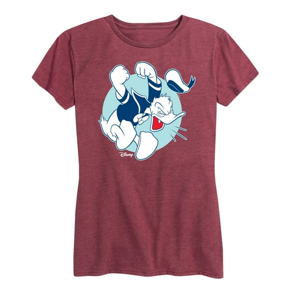 Mickey & Friends - Donald Duck's Temper Tantrum - Women's Short Sleeve Graphic T-Shirt