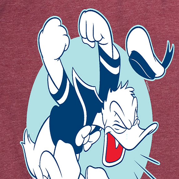 Mickey & Friends - Donald Duck's Temper Tantrum - Women's Short Sleeve Graphic T-Shirt