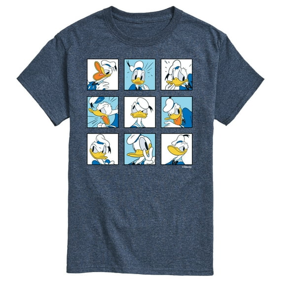 Mickey & Friends - Donald Grid - Men's Short Sleeve Graphic T-Shirt