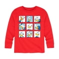 thumbnail image 1 of Mickey & Friends - Donald Grid - Toddler And Youth Long Sleeve Graphic T-Shirt, 1 of 5