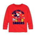 thumbnail image 1 of Mickey & Friends - Donald Grid - Toddler And Youth Long Sleeve Graphic T-Shirt, 1 of 5