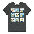 thumbnail image 1 of Mickey & Friends - Donald Grid - Toddler And Youth Short Sleeve Graphic T-Shirt, 1 of 5