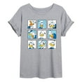 thumbnail image 1 of Mickey & Friends - Donald Grid - Women's Oversized T-Shirt, 1 of 5