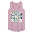 thumbnail image 1 of Mickey & Friends - Donald Grid - Women's Racerback Tank Top, 1 of 5