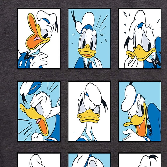 Mickey & Friends - Donald Grid - Women's Short Sleeve Graphic T-Shirt