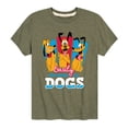 thumbnail image 1 of Mickey & Friends - Easily Distracted By Dogs - Toddler And Youth Short Sleeve Graphic T-Shirt, 1 of 5