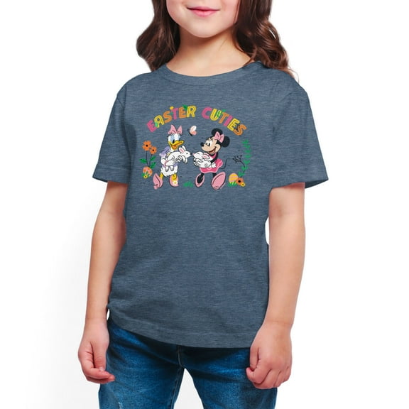 Mickey & Friends - Easter Cuties - Toddler And Youth Girls Short Sleeve Graphic T-Shirt