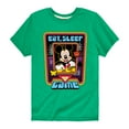 thumbnail image 1 of Mickey & Friends - Eat, Sleep, Game - Toddler And Youth Short Sleeve Graphic T-Shirt, 1 of 5