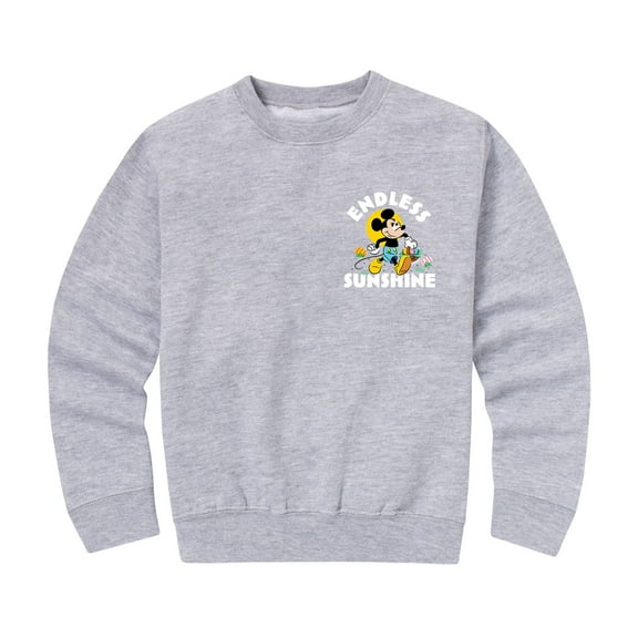 Mickey & Friends - Endless Sunshine - Youth Crewneck Fleece Sweatshirt