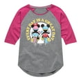 thumbnail image 1 of Mickey & Friends - Every Day Is A Every Day - Toddler And Youth Girls Raglan Graphic T-Shirt, 1 of 4