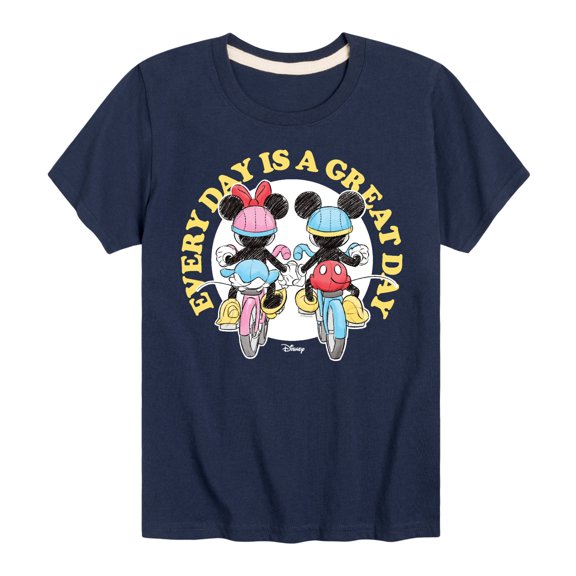 Mickey & Friends - Every Day Is A Great Day - Toddler And Youth Short Sleeve Graphic T-Shirt