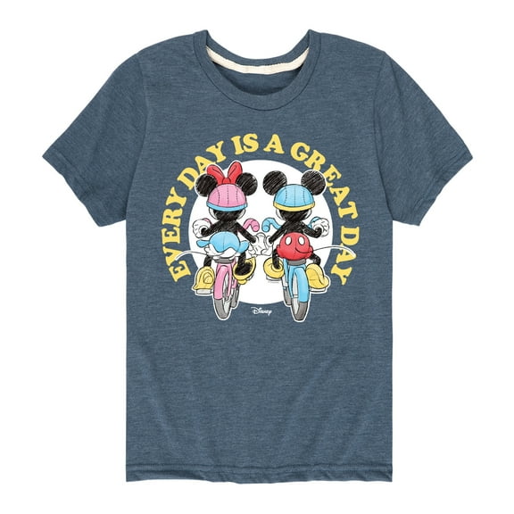 Mickey & Friends - Every Day Is A Great Day - Toddler And Youth Short Sleeve Graphic T-Shirt