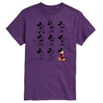 Mickey & Friends - Evolution Mickey Mouse - Men's Short Sleeve Graphic T-Shirt