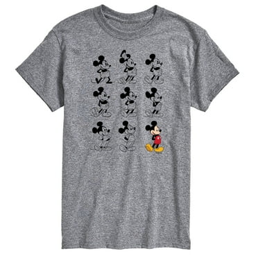 Mickey & Friends - Evolution of Mickey - Men's Short Sleeve Graphic T-Shirt