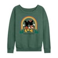 thumbnail image 1 of Mickey & Friends - Explore Together Rainbow - Women's Lightweight French Terry Long Sleeve Shirt, 1 of 5