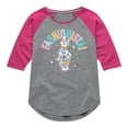 thumbnail image 1 of Mickey & Friends - Fashionista - Toddler And Youth Girls Raglan Graphic T-Shirt, 1 of 4