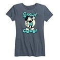 thumbnail image 1 of Mickey & Friends - Feelin' Good - Women's Short Sleeve Graphic T-Shirt, 1 of 5