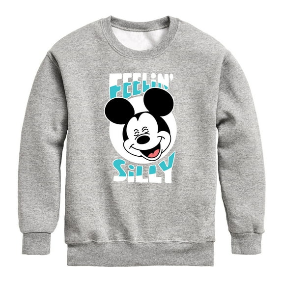 Mickey & Friends - Feelin Silly - Youth Crewneck Fleece Sweatshirt