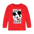 thumbnail image 1 of Mickey & Friends - Feelin Silly - Youth Long Sleeve Graphic T-Shirt, 1 of 5