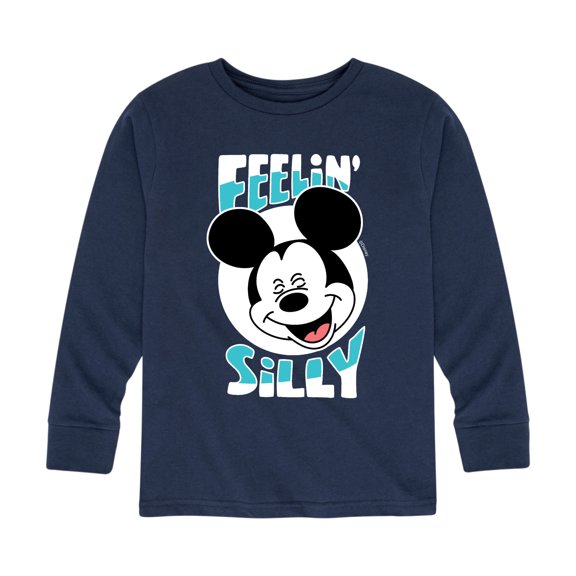 Mickey & Friends - Feelin Silly - Youth Long Sleeve Graphic T-Shirt