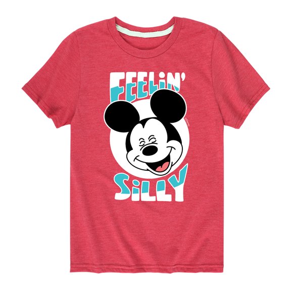 Mickey & Friends - Feelin' Silly - Youth Short Sleeve Graphic T-Shirt
