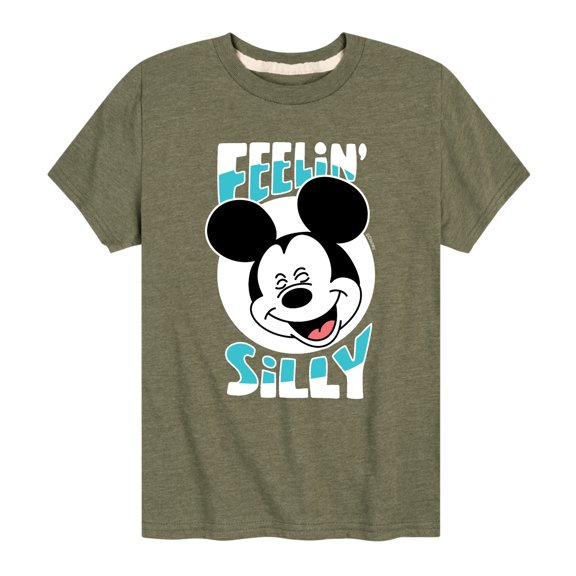 Mickey & Friends - Feelin' Silly - Youth Short Sleeve Graphic T-Shirt