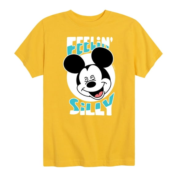 Mickey & Friends - Feelin' Silly - Youth Short Sleeve Graphic T-Shirt