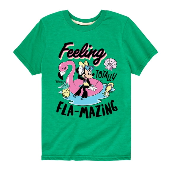 Mickey & Friends - Feeling Flamazing - Toddler And Youth Short Sleeve Graphic T-Shirt