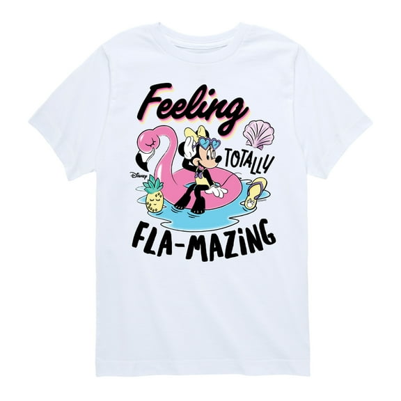 Mickey & Friends - Feeling Flamazing - Toddler And Youth Short Sleeve Graphic T-Shirt