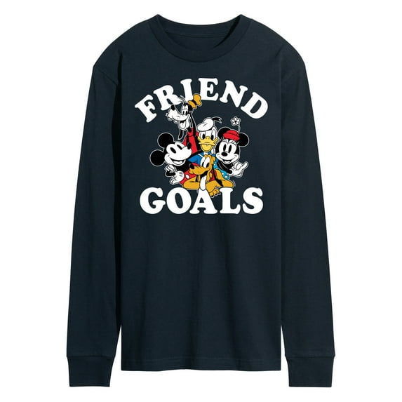 Mickey & Friends - Friend Goals - Men's Long Sleeve T-Shirt