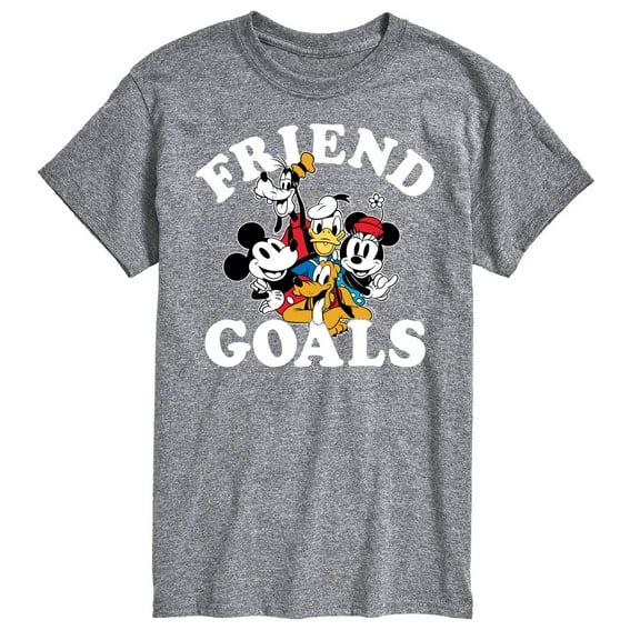 Mickey & Friends - Friend Goals - Men's Short Sleeve Graphic T-Shirt