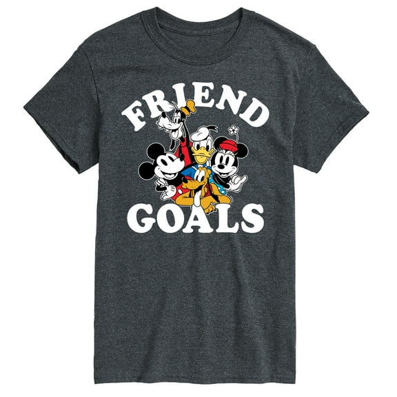 Mickey & Friends - Friend Goals - Men's Short Sleeve Graphic T-Shirt