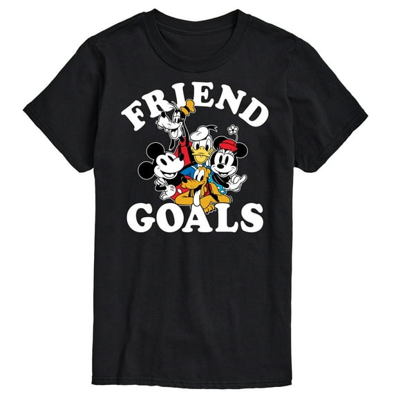 Mickey & Friends - Friend Goals - Men's Short Sleeve Graphic T-Shirt