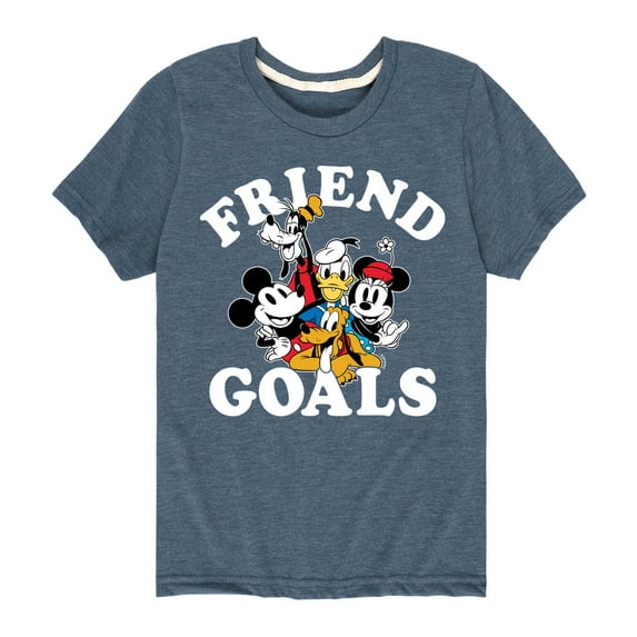 Mickey & Friends - Friend Goals - Toddler And Youth Short Sleeve Graphic T-Shirt