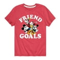 thumbnail image 1 of Mickey & Friends - Friend Goals - Toddler And Youth Short Sleeve Graphic T-Shirt, 1 of 1