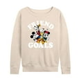 thumbnail image 1 of Mickey & Friends - Friend Goals - Women's Lightweight French Terry Long Sleeve Shirt, 1 of 5