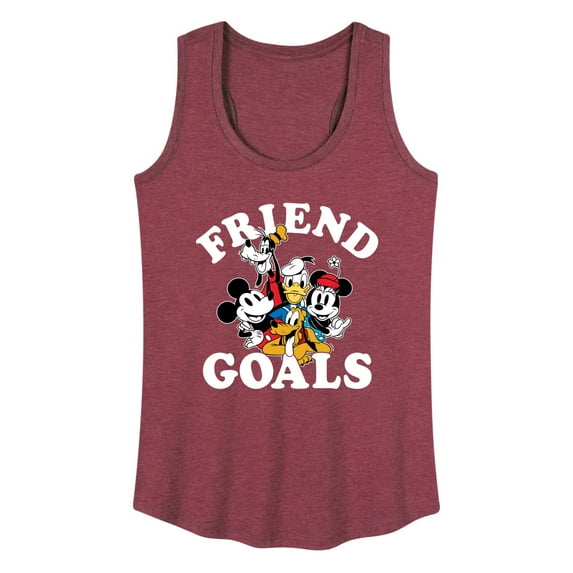 Mickey & Friends - Friend Goals - Women's Racerback Tank Top