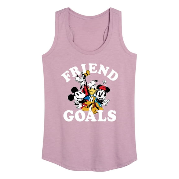Mickey & Friends - Friend Goals - Women's Racerback Tank Top