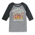 thumbnail image 1 of Mickey & Friends - Friends And Leftovers - Toddler and Youth Raglan Graphic T-Shirt, 1 of 3