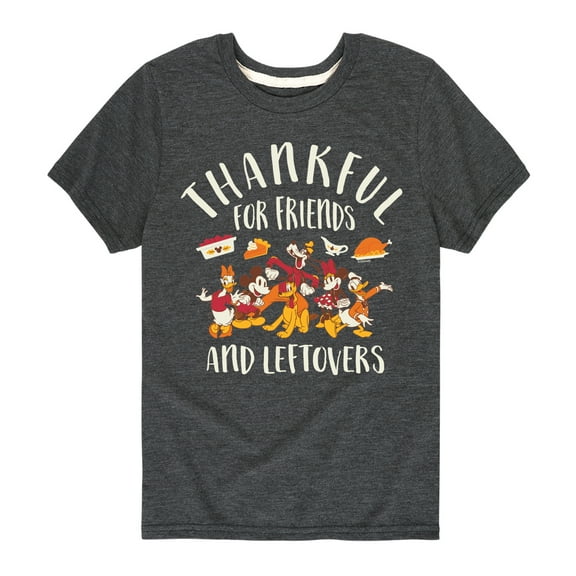 Mickey & Friends - Friends And Leftovers - Toddler and Youth Short Sleeve Graphic T-Shirt